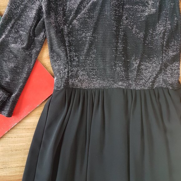 70s / 80s Vintage Randy Collection Chiffon Dress - Picture 8 of 16